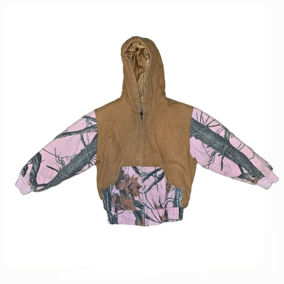 Other - Girls Outdoor Habitat Pink Camo Winter Coat - 3T